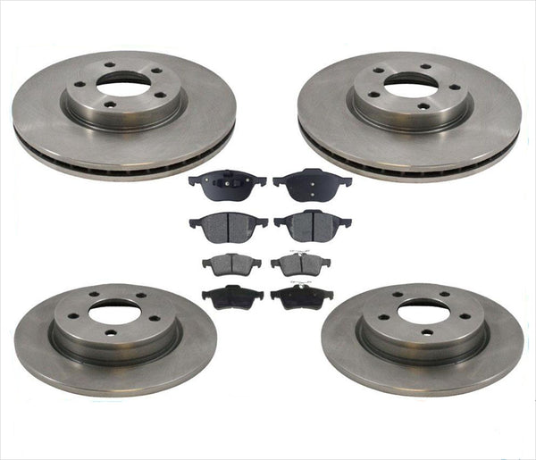 Rotores de freno y pastillas de cerámica para Mazda 3 2.3L 2.5L 2006-13 (todo delantero y trasero)