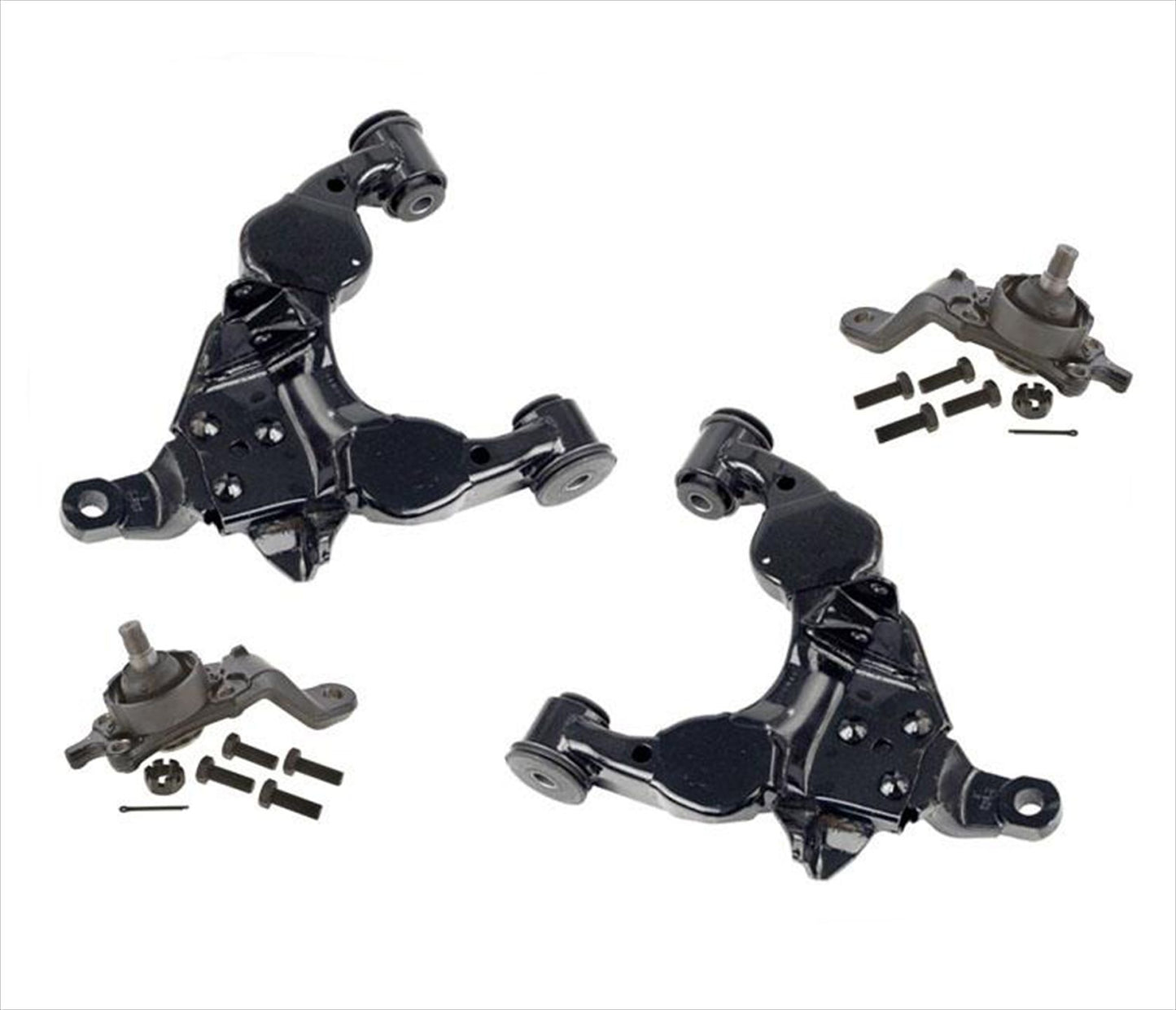 Fits For 04-07 Sequoia 04-06 Tundra (2) Low Control Arm With Bushings Ball Joint