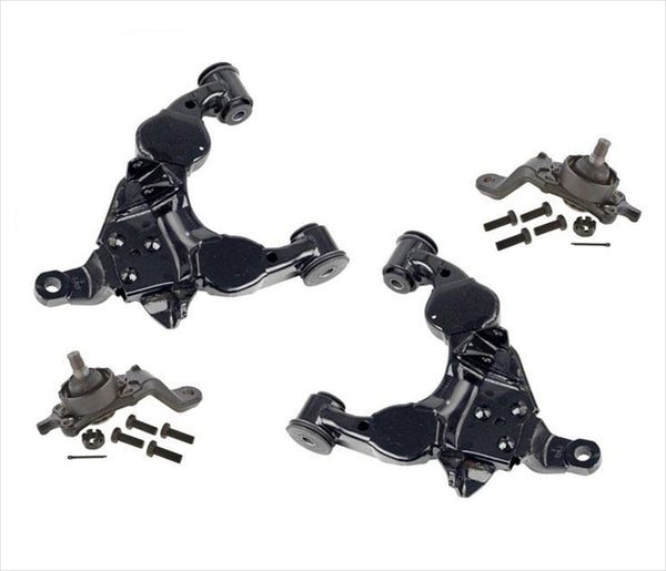 Fits For 04-07 Sequoia 04-06 Tundra (2) Low Control Arm With Bushings Ball Joint