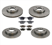 Brake Rotors & Ceramic Pads Fits 2004-05 Mazda 3 2.3L All Front & Rear 6pc