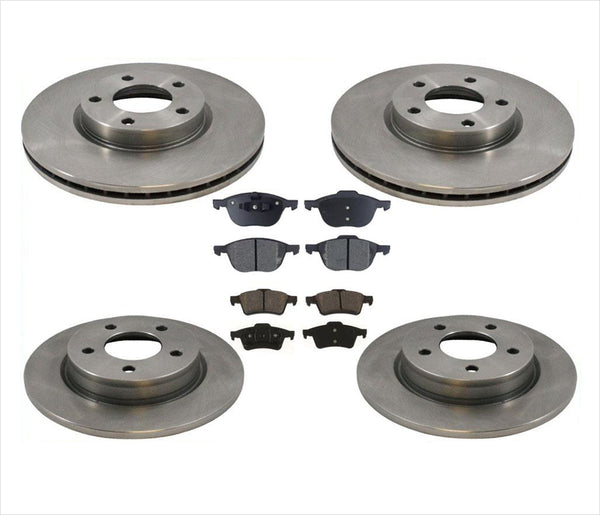 Rotores de freno y pastillas de cerámica para Mazda 3 2.3L 2004-05, todos delanteros y traseros, 6 piezas