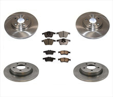 Front & Rear Brake Disc Rotors & Ceramic Pads for 07-13 Mazda 3 Speed Turbo