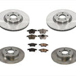 For 05-11 S40 2.5L Turbo Volvo With Larger 320MM ONLY Front & Rear Brake Kit 6pc