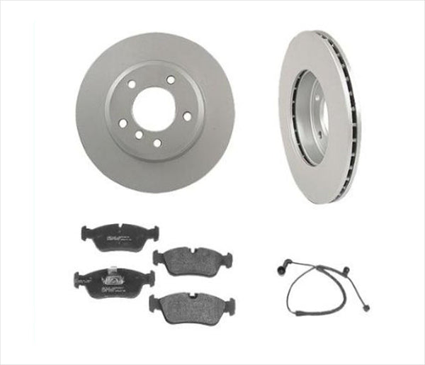 Fits BMW 325 328 Z3 Z4  Front Brake Rotors & Pads & Sensor Ck Info Below