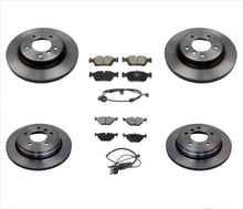 Rotores, pastillas y sensores de freno delantero y trasero para BMW 325Xi 2001-2005