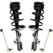 Front Coil Spring Strut Assembly Fits 04-06 Sienna 7 Passenger FWD Sway Bar