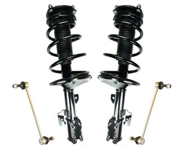 Front Coil Spring Strut Assembly Fits 04-06 Sienna 7 Passenger FWD Sway Bar
