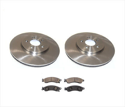 Front Brake Rotors & Ceramic Brake Pads for Ford Mustang Cobra 1994-2004 330MM