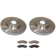 Front Brake Rotors & Ceramic Brake Pads for Ford Mustang Cobra 1994-2004
