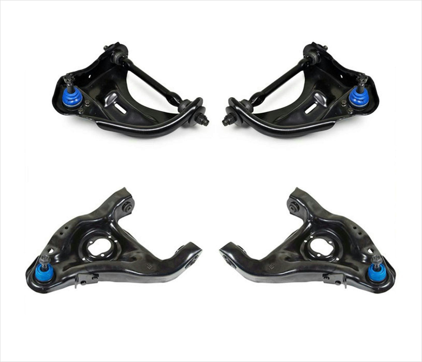 Front Left Right Upper Lower Control Arms 82-03 GM S10 Pickup Rear Wheel Drive
