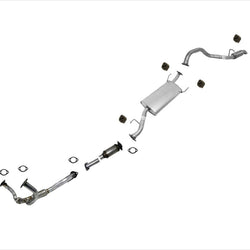 Tubo flexible Y con silenciador medio convertidor y tubo de escape para Kia Sorento 03-05