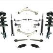 Front Struts Shocks Lower Control Arms 12Pc Kit for Nissan Altima 2.5L 02-06