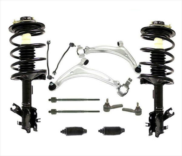 Kit completo de brazo de control delantero L y R de 10 piezas, puntales de resorte para Altima 02-06 2.5L
