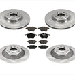 F & R Brake Rotors Brake Pads Special Price for Mazda Speed 6 2.3 Turbo 06-07