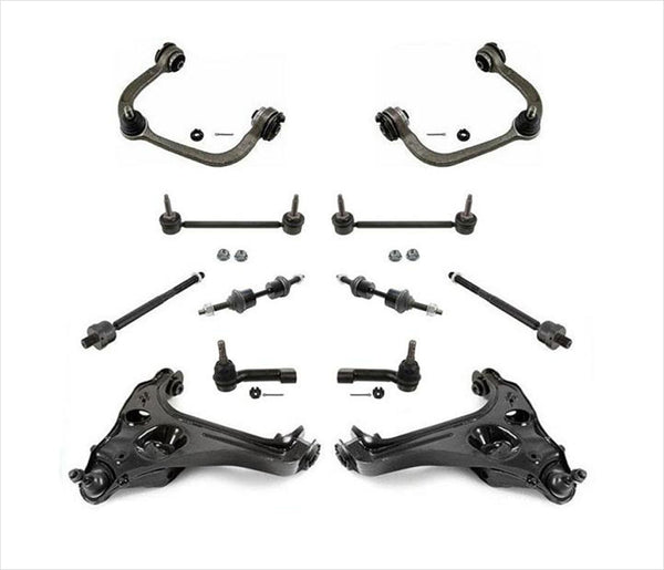 Upper & Lower Control Arms Inner Outer Tie Rods For 07-13 Expedition 09-13 F150