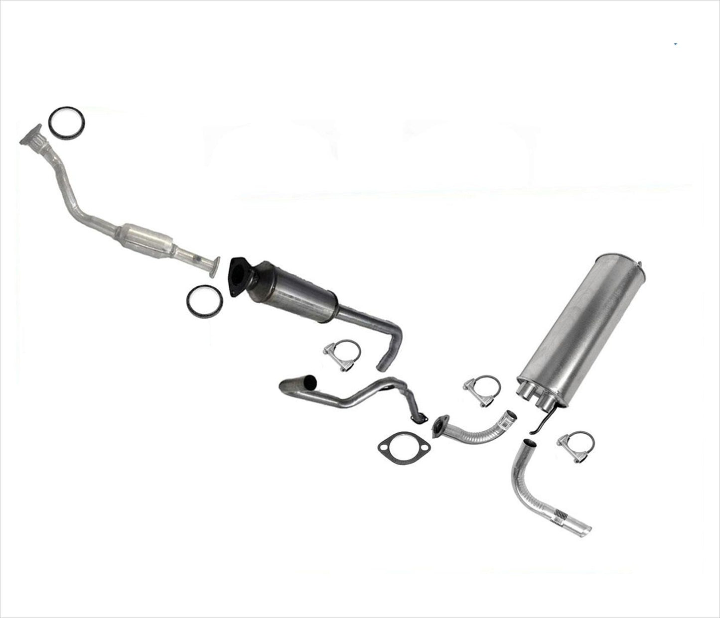 Engine Flex Pipe Converter Muffler Exhaust Pipe System 99 Chevrolet Malibu 2.4L