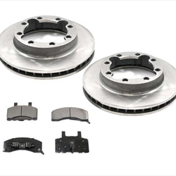 Pastillas de cerámica para rotor de freno delantero, 8 pernos, solo para camioneta Chevy K2500 4x4 88-2000