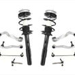 Unidades completas de resortes helicoidales cargados para BMW 04-07 525i 04-07 530i RWD 10 piezas