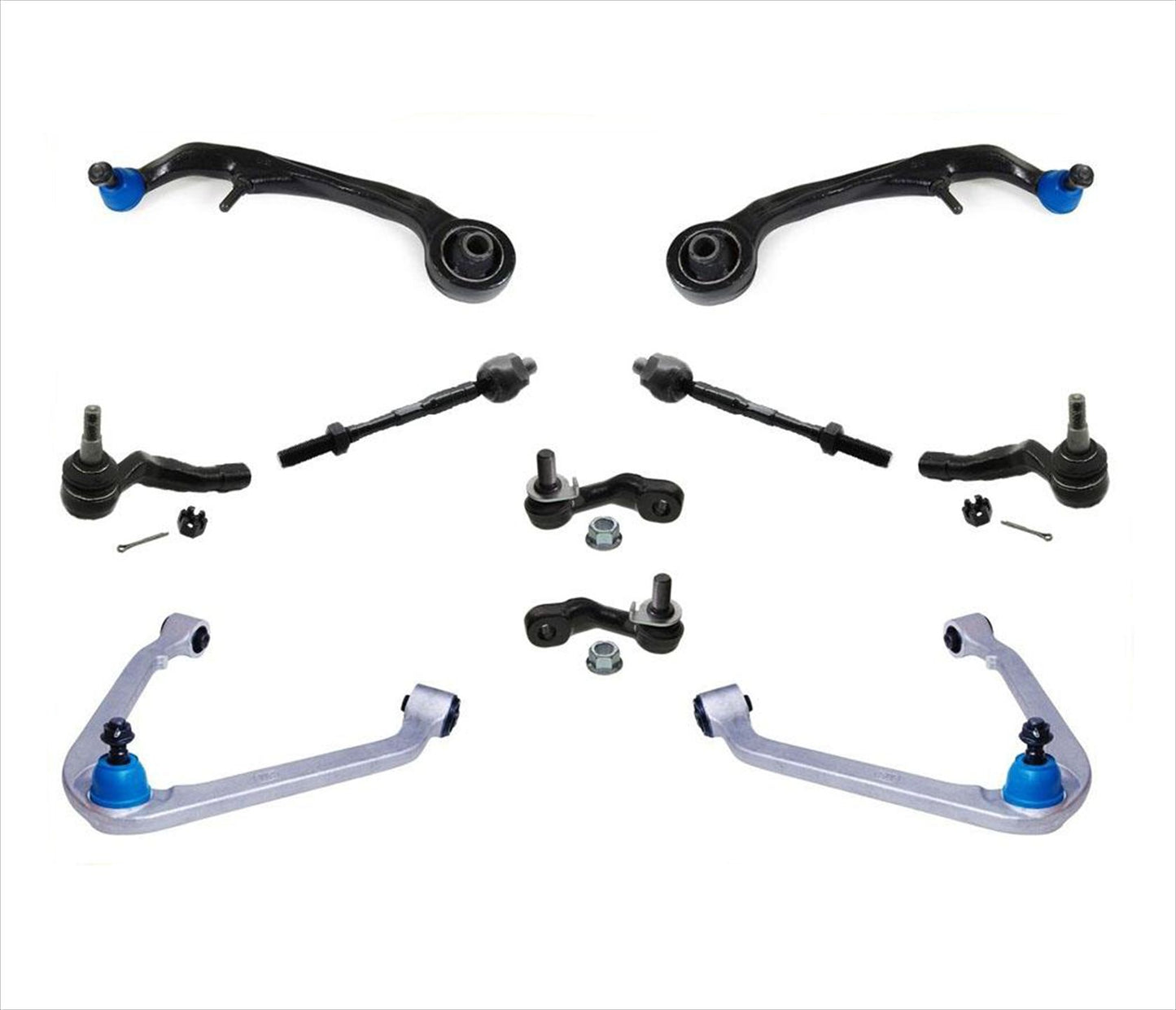Brazos de control delanteros, varillas de acoplamiento, rótulas para 04-06 G35X, tracción total de 4 puertas