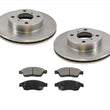Front Brake Rotors & Ceramic Pads fits Suzuki Aerio 2006-2007
