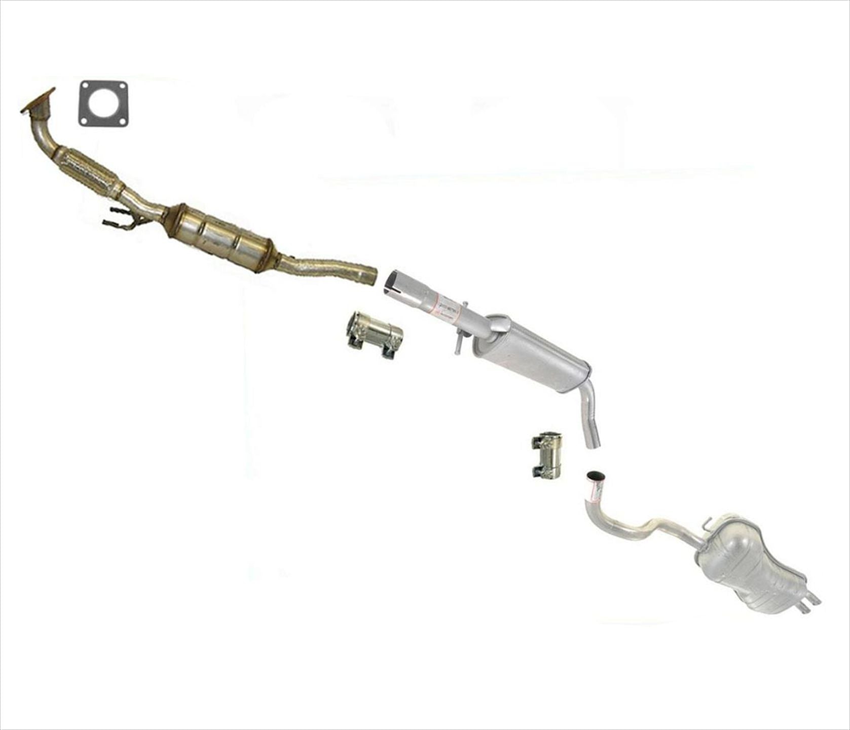 For 2001-2004 Beetle & 2002-2006 Golf 2.0L Front Converter Full Exhaust System