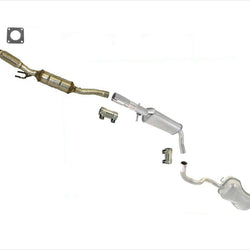 For 2001-2004 Beetle & 2002-2006 Golf 2.0L Front Converter Full Exhaust System