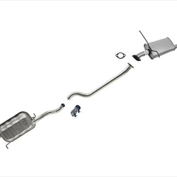Middle Muffler Extension Pipe & Rear Muffler For 2001-2004 Santa Fe 2.4L