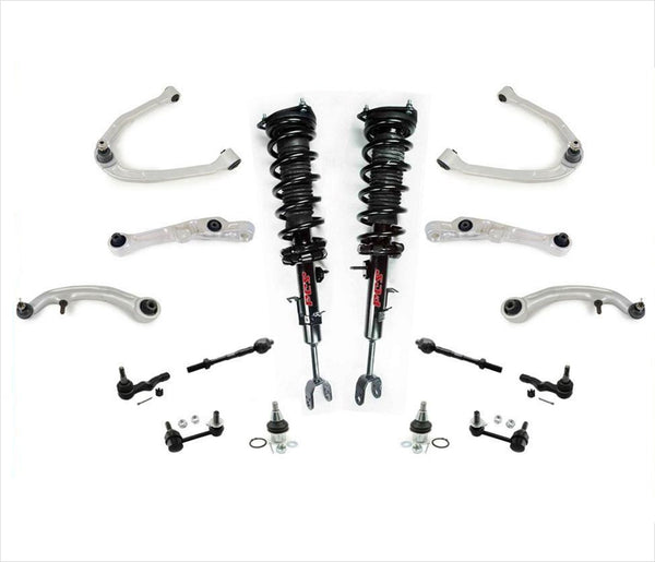 Kit de brazos de control y puntales de resorte helicoidales 03-07 G35 Coupe con suspensión deportiva RWD