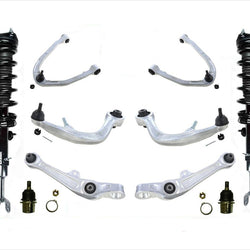 Brazos de control superiores e inferiores con puntales delanteros con rótulas para Nissan 350Z 03-09 RWD