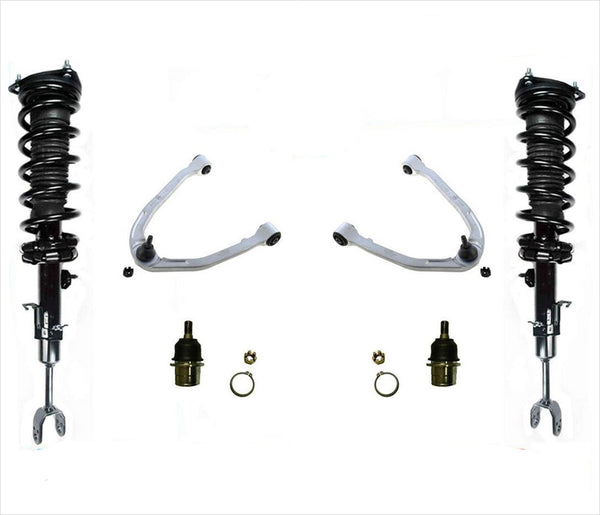 Front Complete Strut Assembly with Upper Control Arms for Nissan 350Z 03-09 RWD