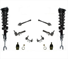 Conjunto de puntal de resorte delantero completo y kit de chasis de 8 piezas para Nissan 350Z 03-09 RWD