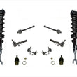 Front Complete Spring Strut Assembly & 8pc Chassis Kit for Nissan 350Z 03-09 RWD