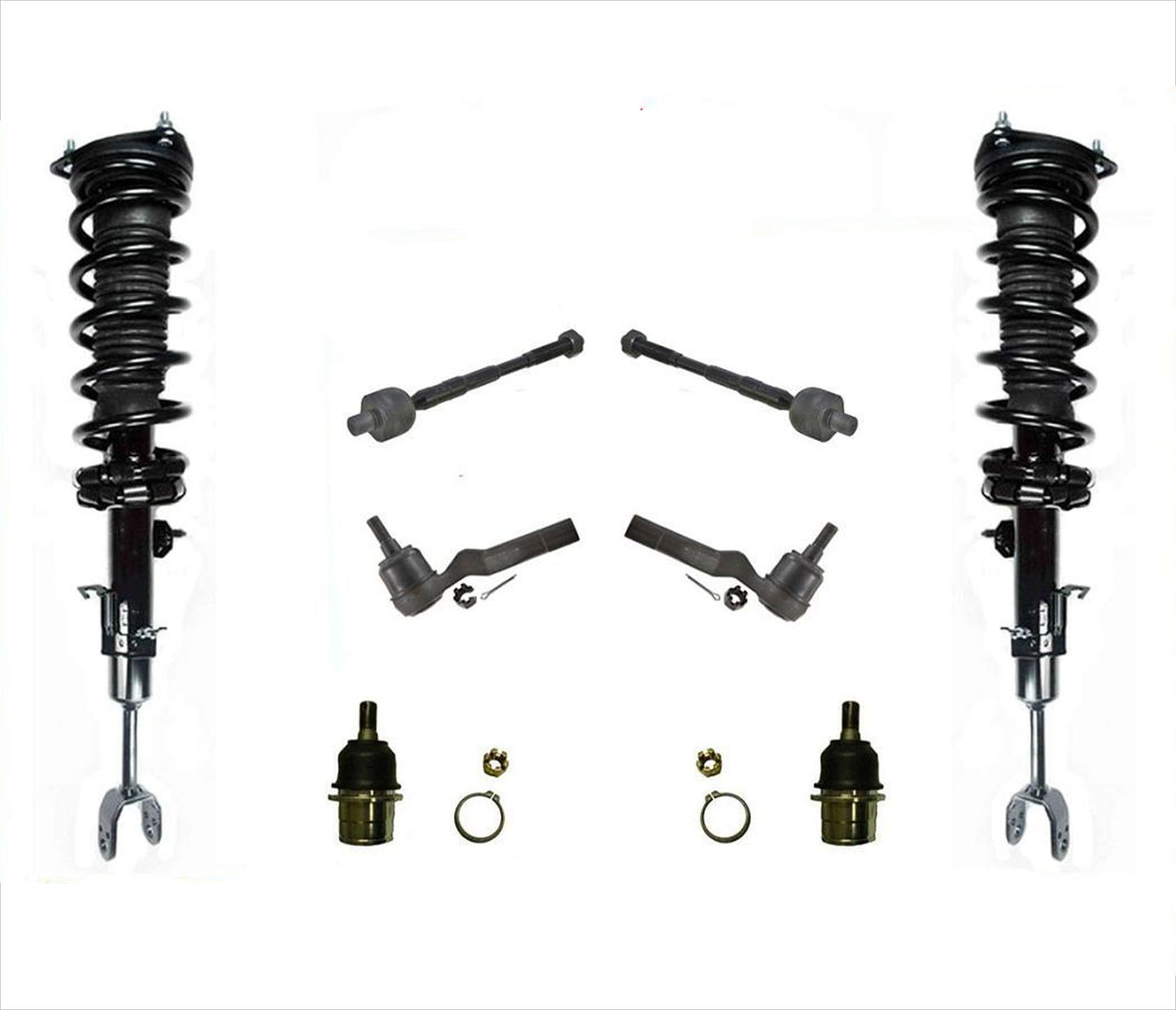 Front Complete Spring Strut Assembly with Ball Joints for Nissan 350Z 03-09