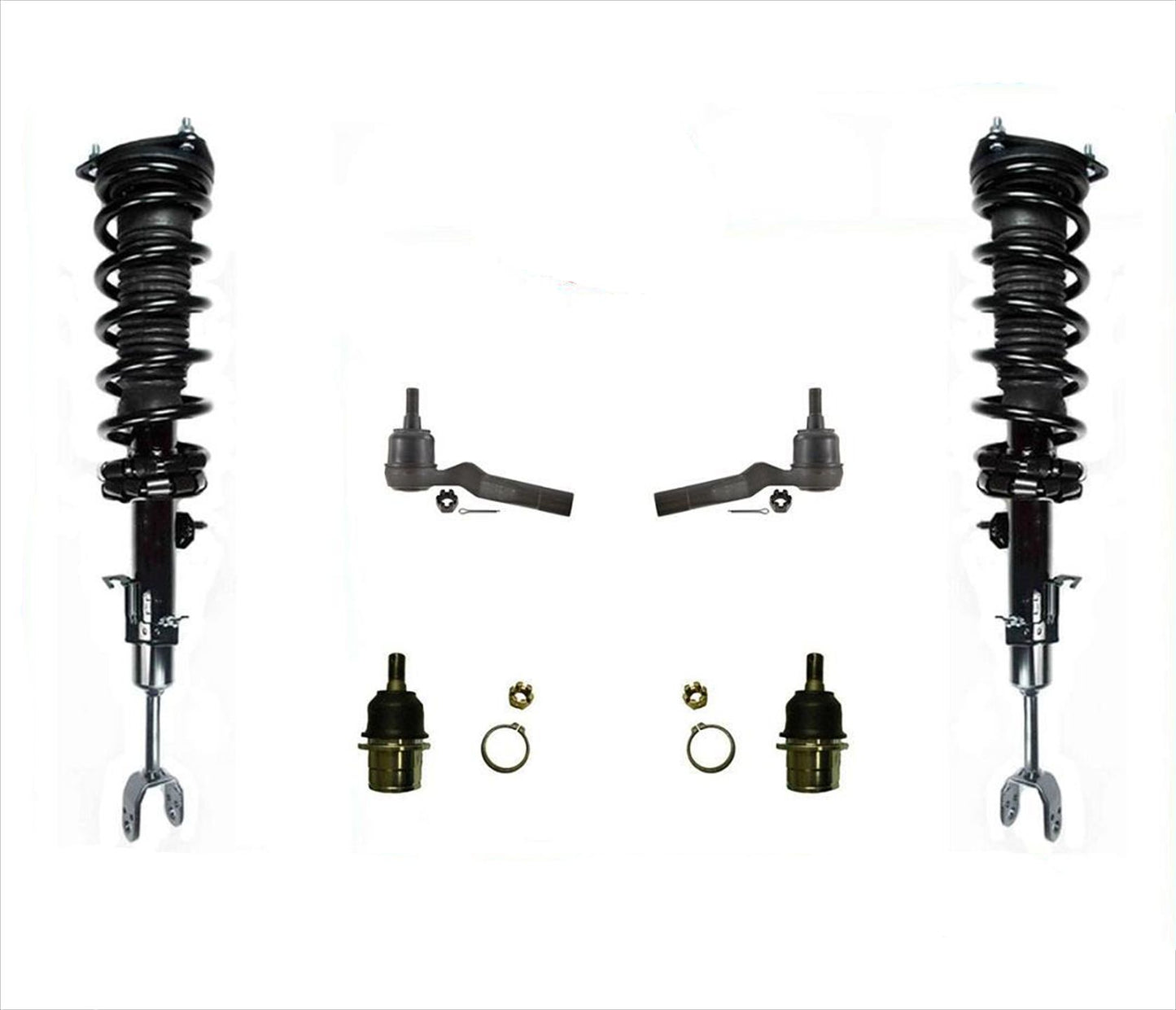 Front Complete Spring Strut Assembly with Ball Joints for Nissan 350Z 03-09