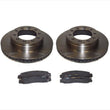 For 2005-2009 Ford F450 Super Duty (2) Front Brake Rotors & Metallic Brake Pads