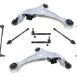 Front Lower Control Arms W/ Ball Joints Tie Rods & Links For 09-14 Nissan Murano