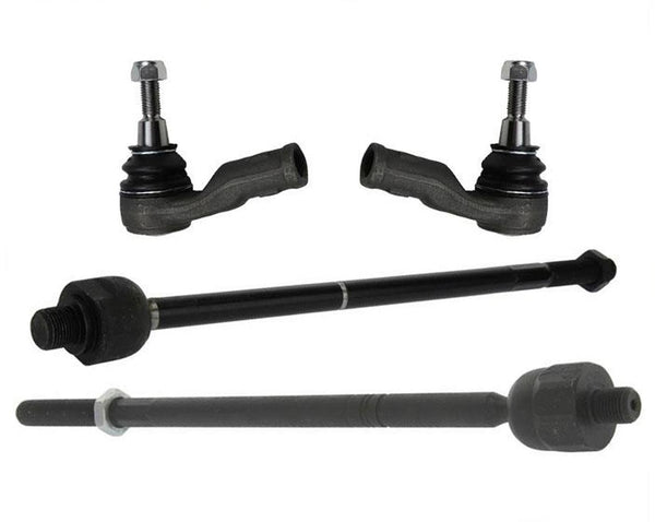 100% New Outer & Inner Tie Rods L & R Side 4pc Kit for Land Rover LR3 2005-2009