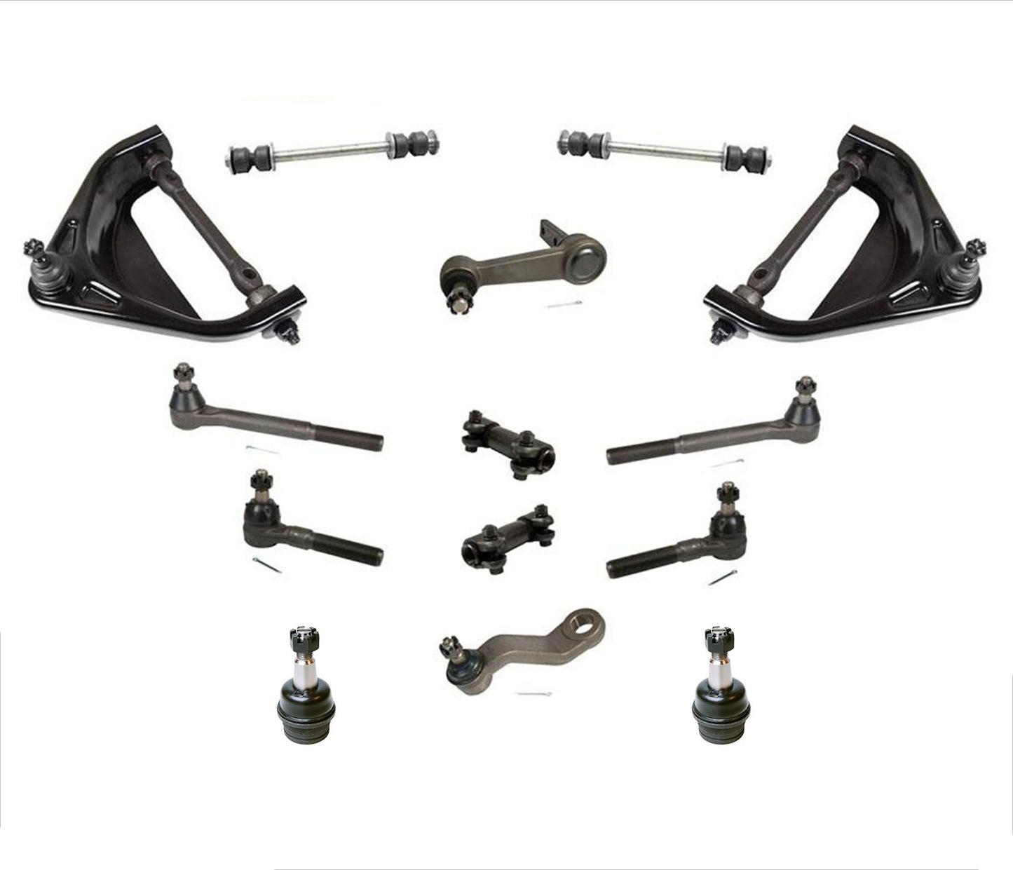 14 brazos de control + kit de chasis para Dodge Ram 1500 94-99 con tracción trasera
