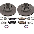 For 1993-95 G10 20 GMC Van W/ Vacuum Booster Brakes ABS Front Rotors & Pads 9pc