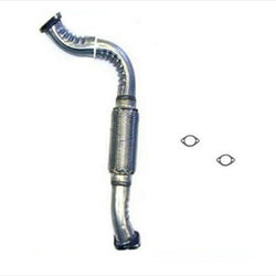 Fits 2000-2004 Focus VIN3 DOHC Converter Eng. Exhaust Flex Pipe With Gaskets