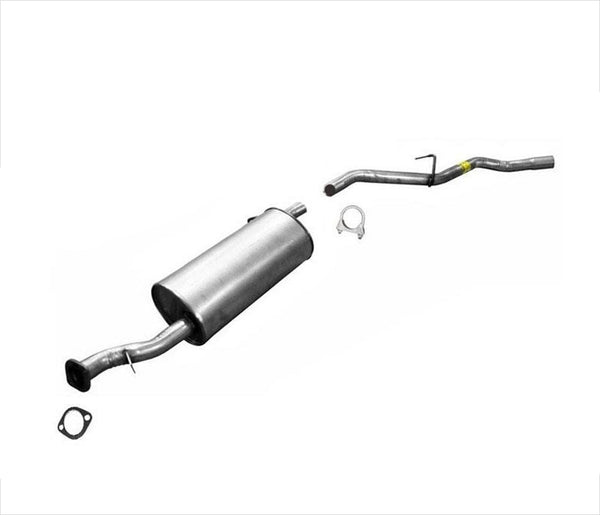 Rear Muffler and Tail Pipe & With Gasket Hanger For 2000-2001 Nissan Xterra 3.3L