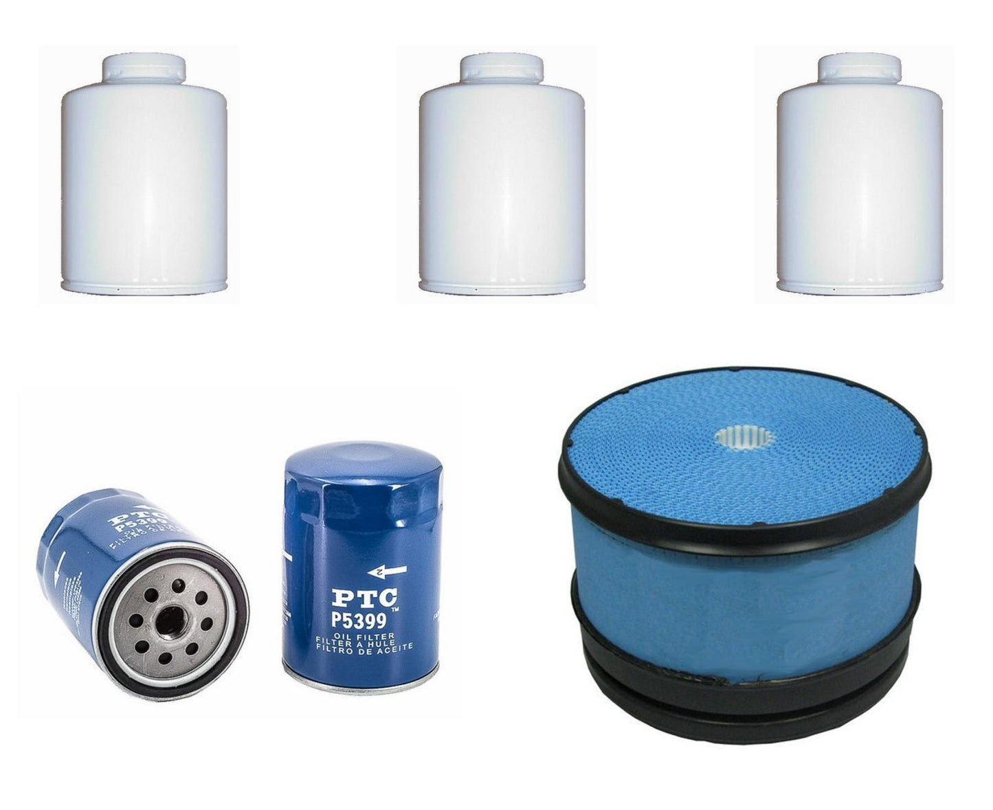 Dura Diesel Fuel Filter Air Filter for GM Silverado 6.6L 06-10 REF# 25839611 6pk