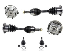 CV Axles Hub Bearing Assembly ABS For 2001-2002 Ford Expedition 4 Wheel Drive