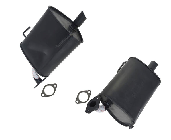 OE Style L & R REAR Dual Mufflers Fits For 08-11 Impreza 4 Door Sedan 2.5L