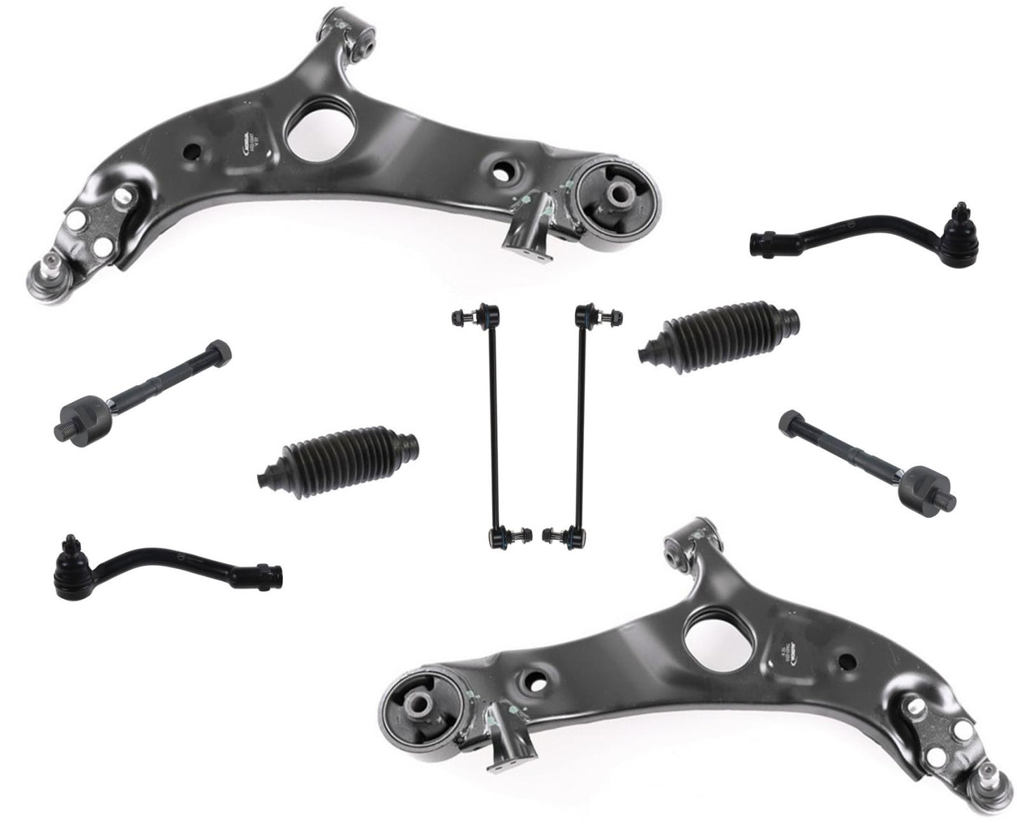 Front Lower Control Arms Bushings Ball Jnt Fits For 13-19 Hyundai Santa Fe 10pc