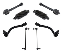 Inner & Outer Tie Rods Sway Bar Links Front Fits For 13-19 Hyundai Santa Fe 8pc