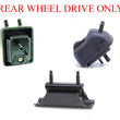 Engine Motor & Trans Mount Kit Fits For Rear Wheel Drive 98-11 Ford Ranger 4.0L