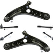 Front Lower Control Arms & Tie Rods For 2011-2016 Elantra Built In Korea