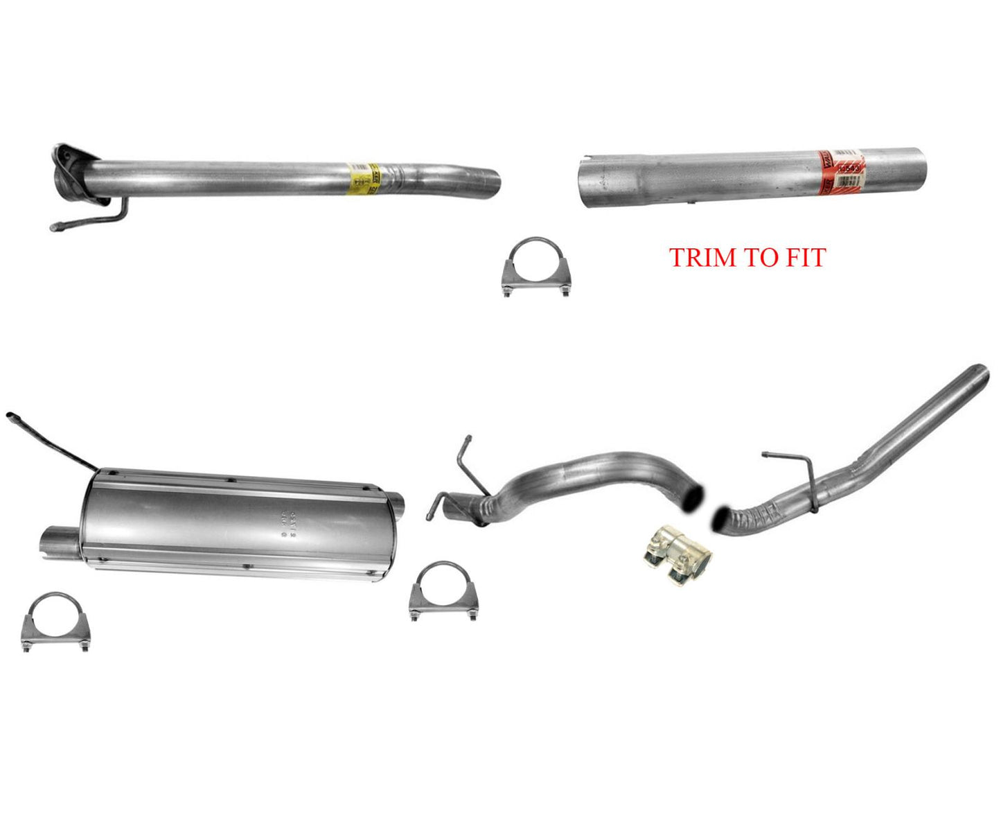 Para Ford 08-10 F250 Super Duty 5.4L sistema de escape silenciador tubo de cola