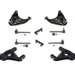 For 88-99 GM 1500 Rear Wheel Drive Pick Up Upper Lower Control Arms and Tie Rods